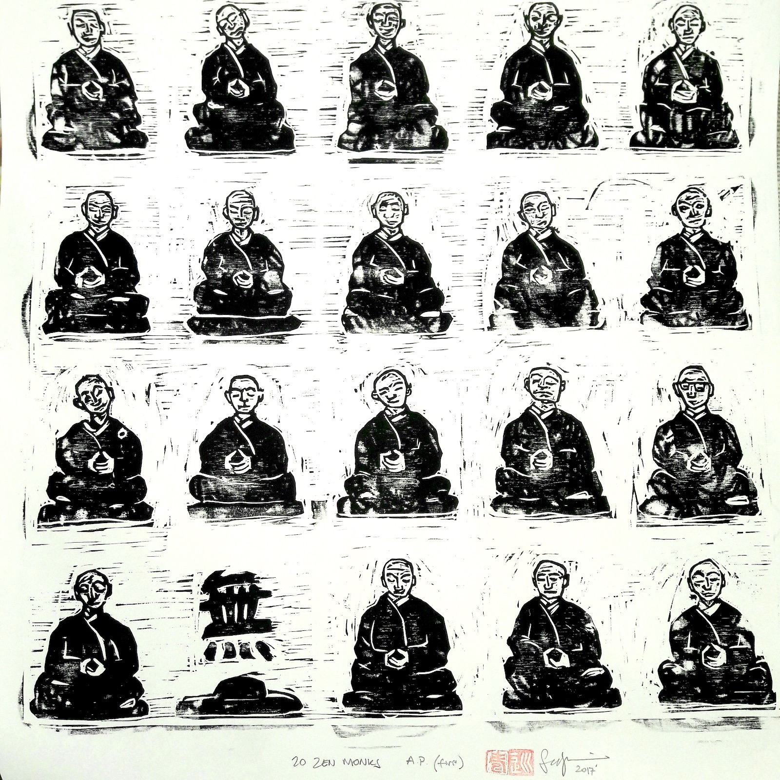 20 Monks (edition of 20)
